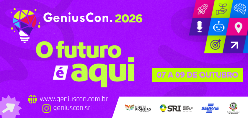 Capa do evento Geniuscon.2026